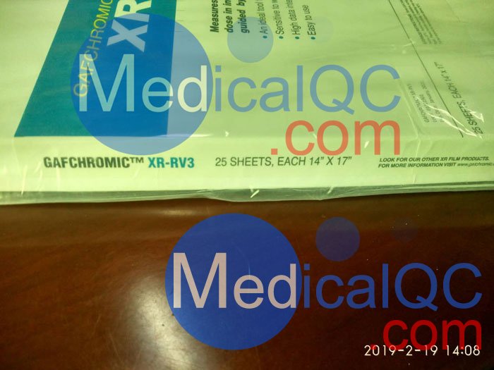 Gafchromic XR-RV3皮膚劑量QA免沖洗膠片，Gafchromic XR-RV3膠片