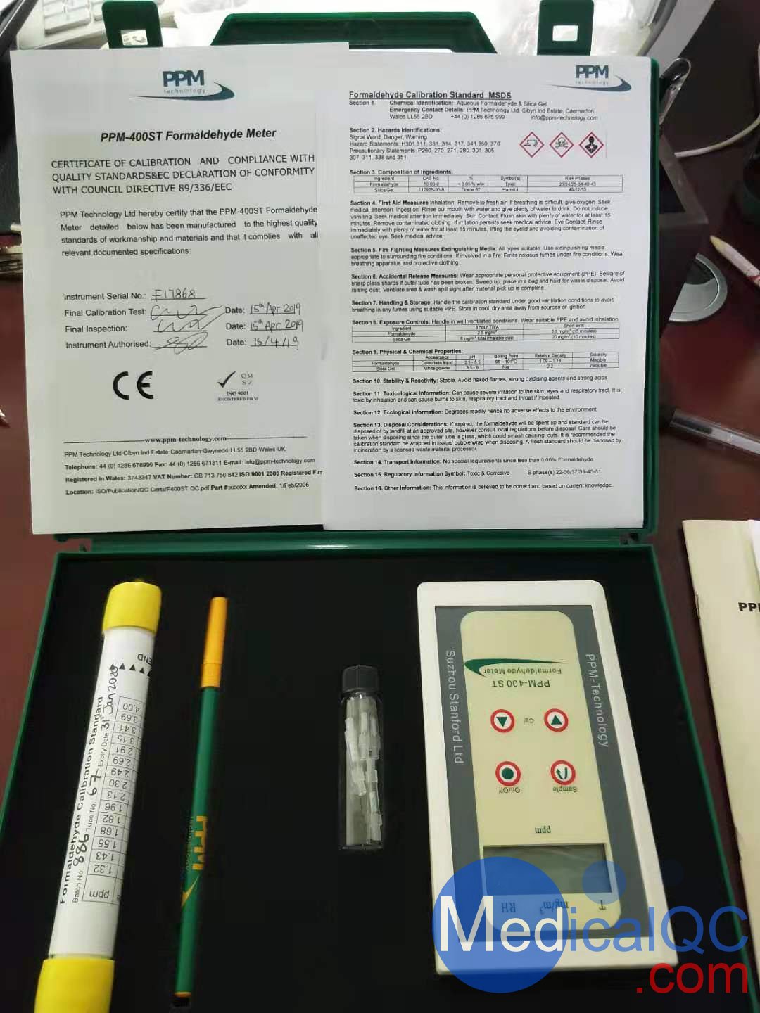 英國PPM-400ST甲醛檢測儀，PPM-400ST甲醛監(jiān)測儀
