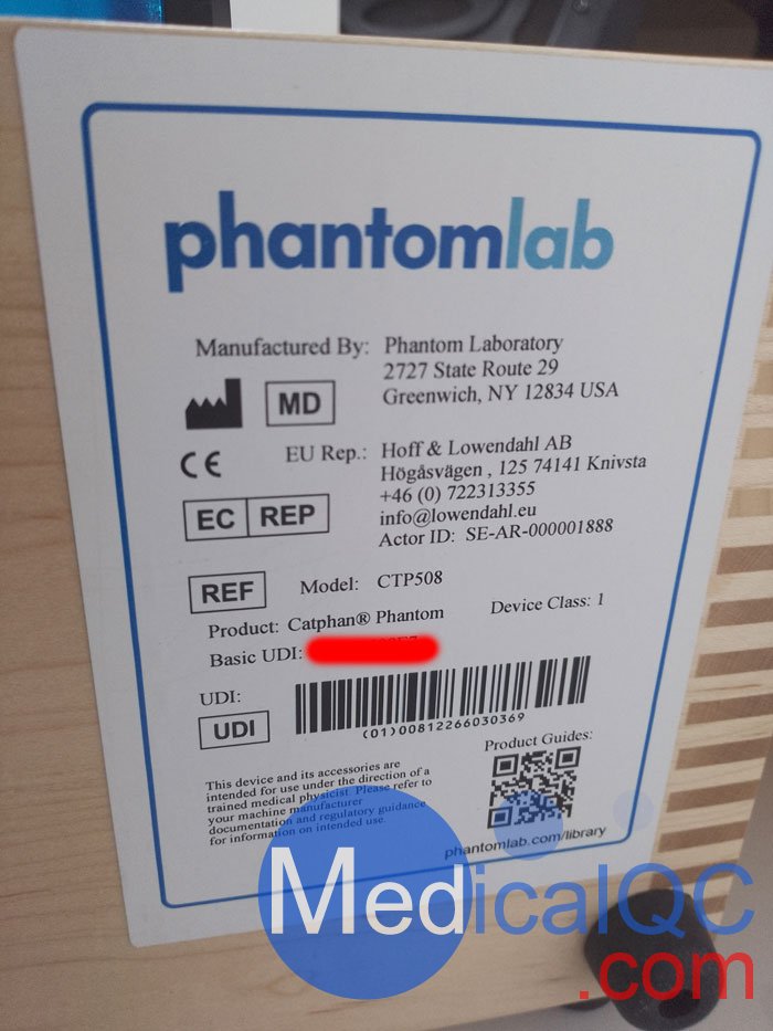 Catphan508體模，CTP500 CT性能模體，Catphan508 CT性能模體實物拍攝圖