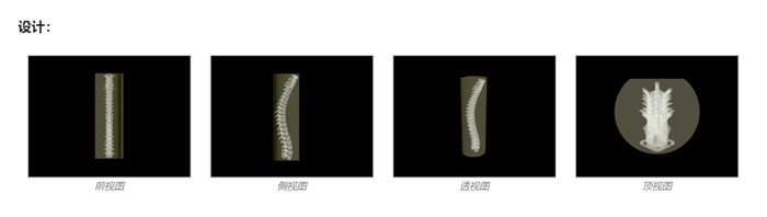 SE-A02成人脊柱模型，SE-A02脊柱模體,SE-A02脊椎模體設(shè)計(jì)示圖