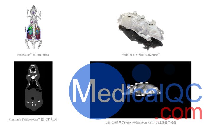 BioMouse模體,BioMouse小鼠模型，Phantech Bio-Mouse多功能小鼠模體